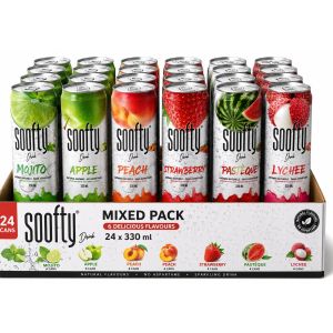 Soofty Drink Pack of 24 Mix Flavors